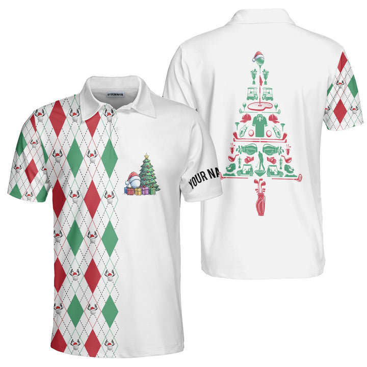 Drune | Personalisierte Weihnachtsgeschenk Für Golfer Herren Poloshirt