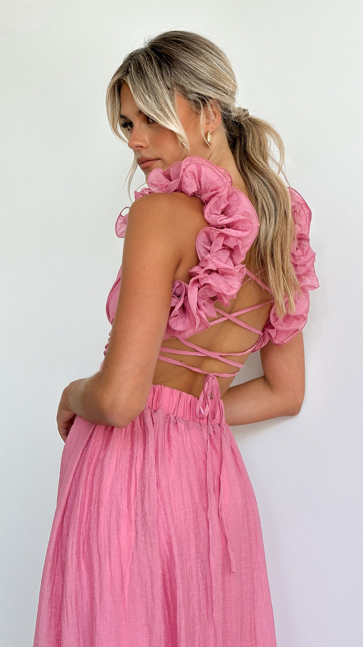 Drune | Kleid mit tiefem V-Ausschnitt und schmeichelnder Silhouette für Frauen