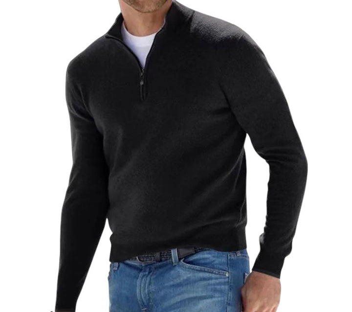 Drune | Ordentlicher Half Zip Pullover für Herren