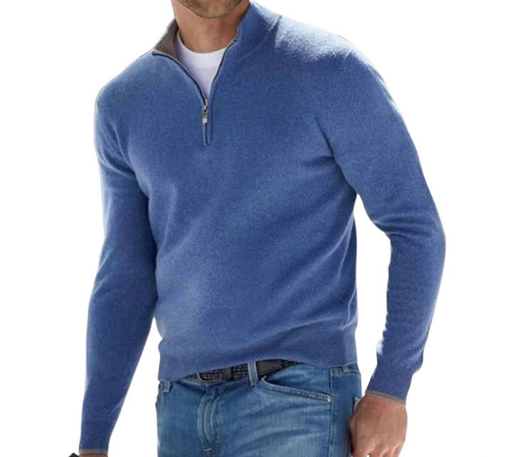 Drune | Ordentlicher Half Zip Pullover für Herren