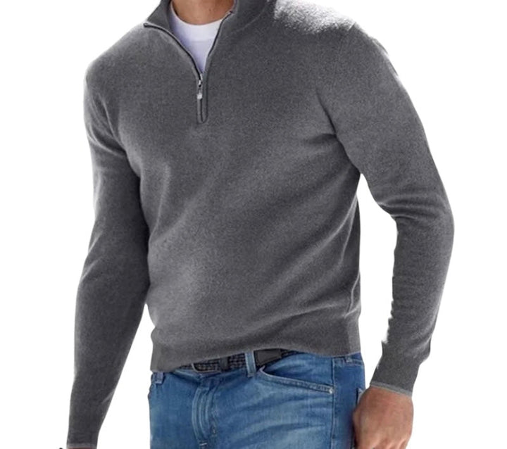 Drune | Ordentlicher Half Zip Pullover für Herren