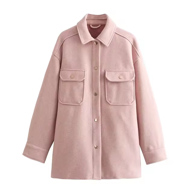 Drune | Damen Wollhemdjacke