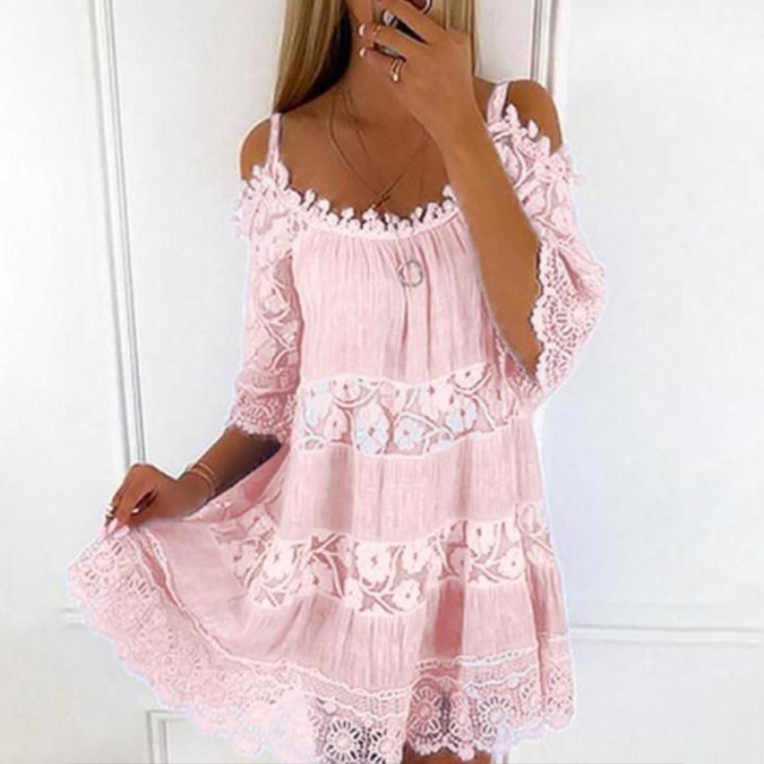 Kleid mit kalten Ärmeln