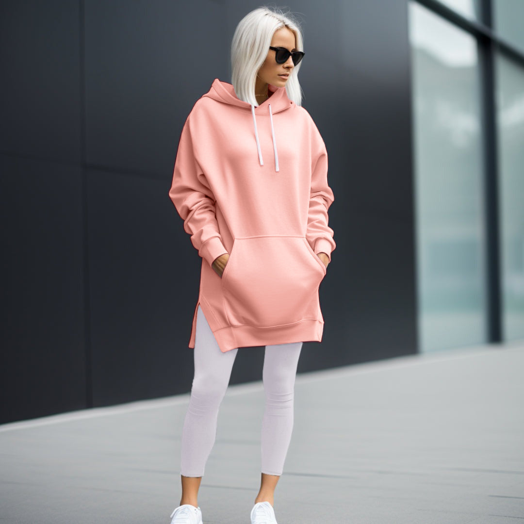 Drune | Bequemes Oversize-Kleid mit Kapuze für Damen