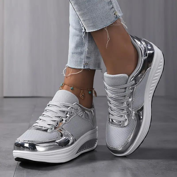 Drune | Sneakers, Bequem, Schnürsenkel, Frauenschuhe, Mesh-Sneakers