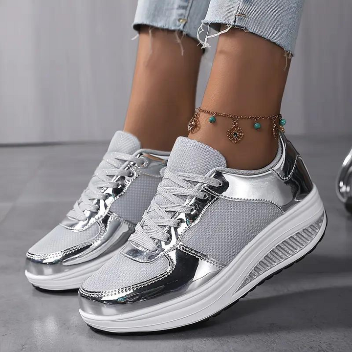 Drune | Sneakers, Bequem, Schnürsenkel, Frauenschuhe, Mesh-Sneakers