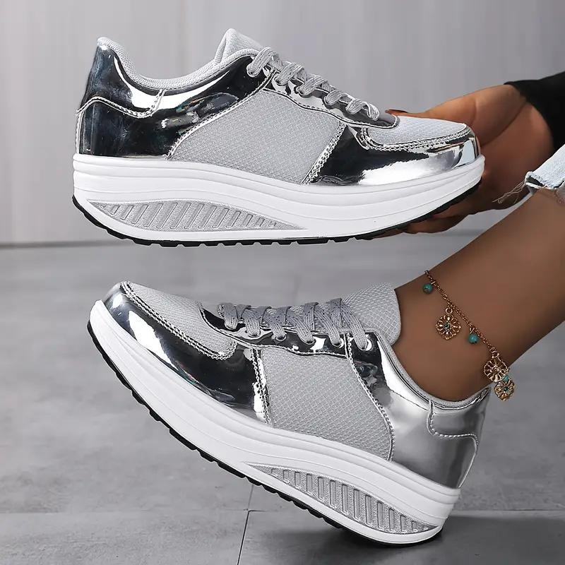 Drune | Sneakers, Bequem, Schnürsenkel, Frauenschuhe, Mesh-Sneakers