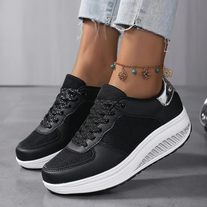 Drune | Sneakers, Bequem, Schnürsenkel, Frauenschuhe, Mesh-Sneakers