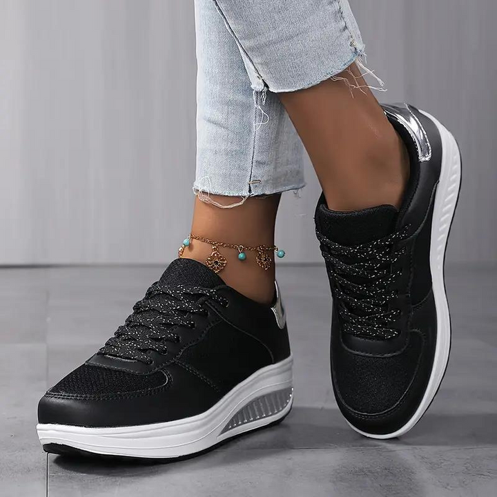 Drune | Sneakers, Bequem, Schnürsenkel, Frauenschuhe, Mesh-Sneakers