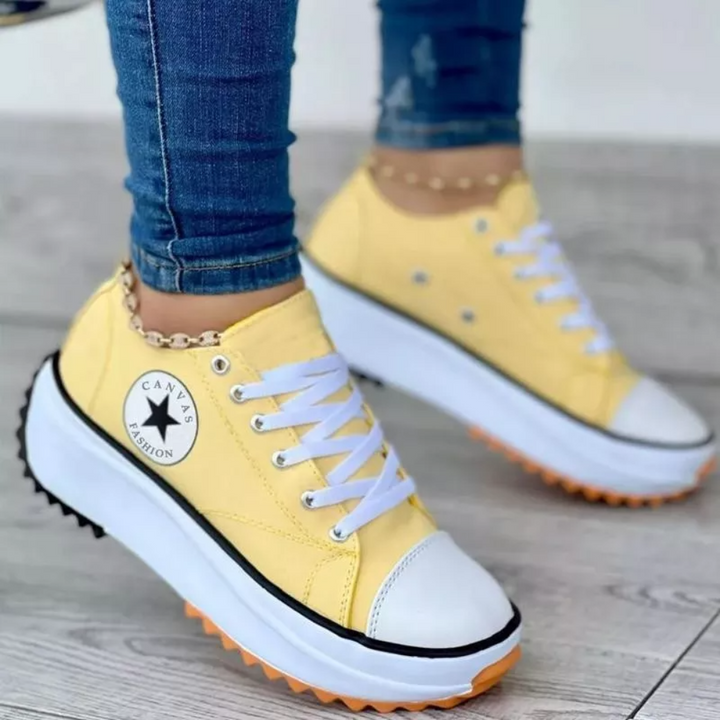 Drune | Turnschuhe Schnürer Orthopädisch Walking-Schuhe Frauenschuhe