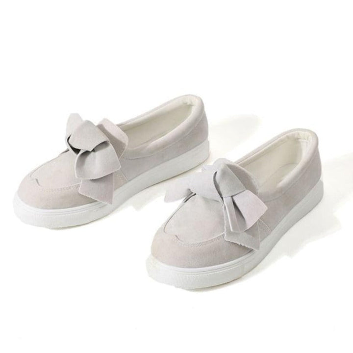 Drune | Plattform Slip on Schleife Nähen Loafers