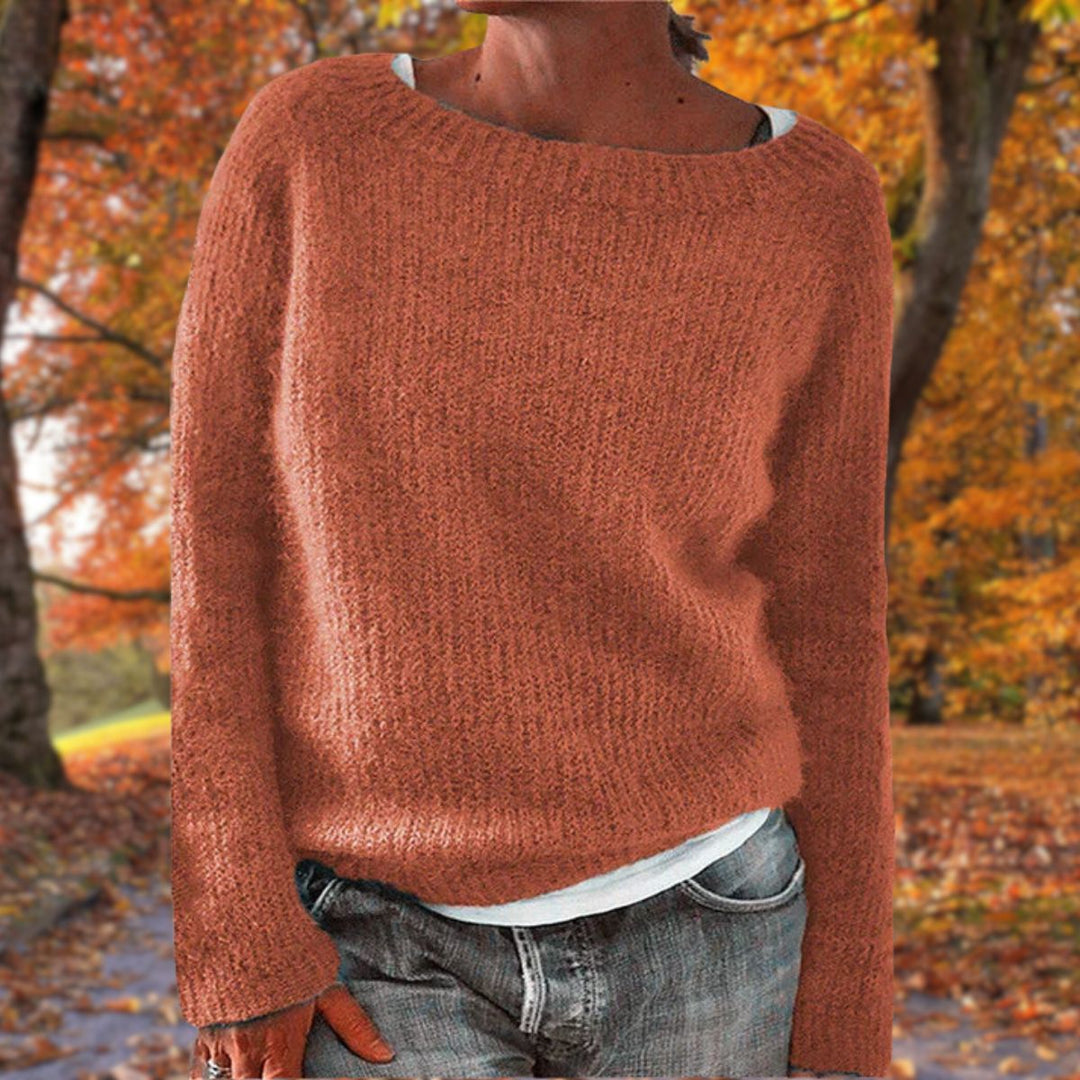 Drune | Klassischer Wollpullover - Damenmode