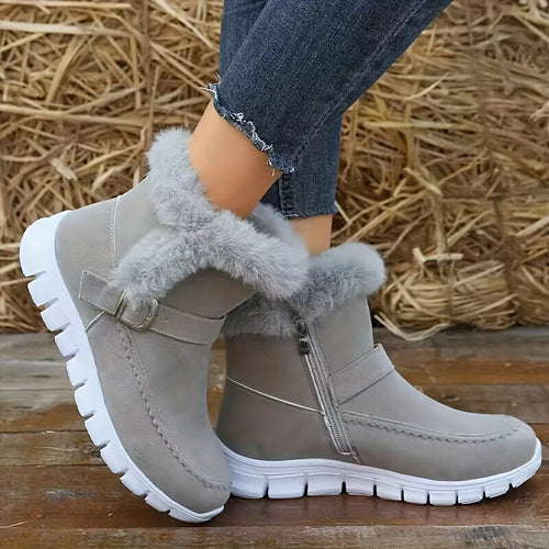 Drune | Plüsch Winter Schneestiefel für Damen – Stilvoll & Bequem