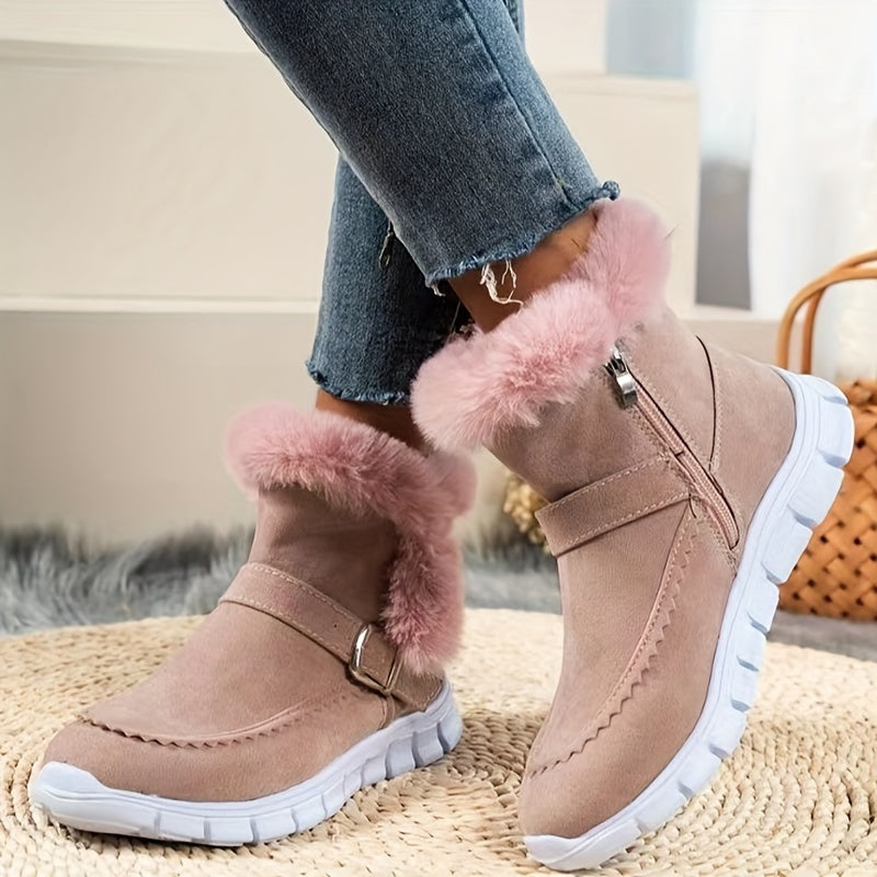 Drune | Plüsch Winter Schneestiefel für Damen – Stilvoll & Bequem