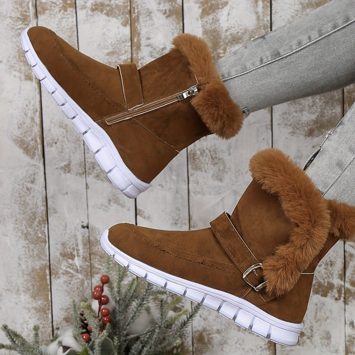 Drune | Plüsch Winter Schneestiefel für Damen – Stilvoll & Bequem