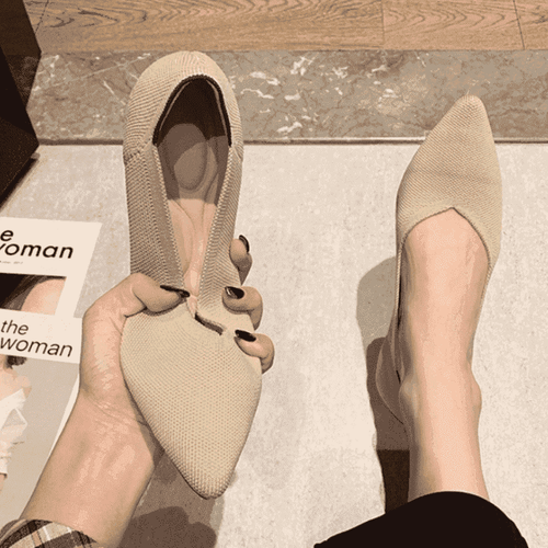 Beige BallerinaKomfortschuhe Drune