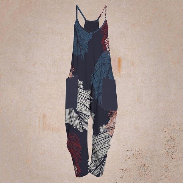 Drune - Geometrischer Träger Jumpsuit