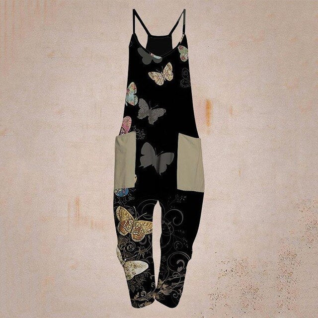 Drune - Geometrischer Träger Jumpsuit