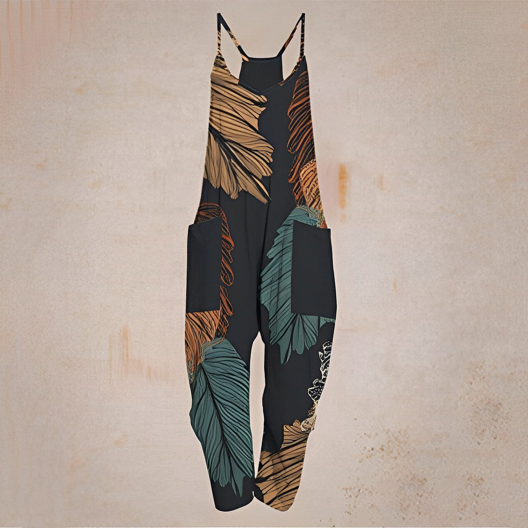 Drune - Geometrischer Träger Jumpsuit