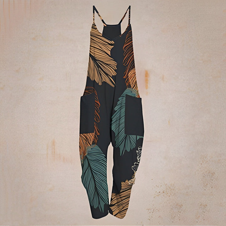 Drune - Geometrischer Träger Jumpsuit