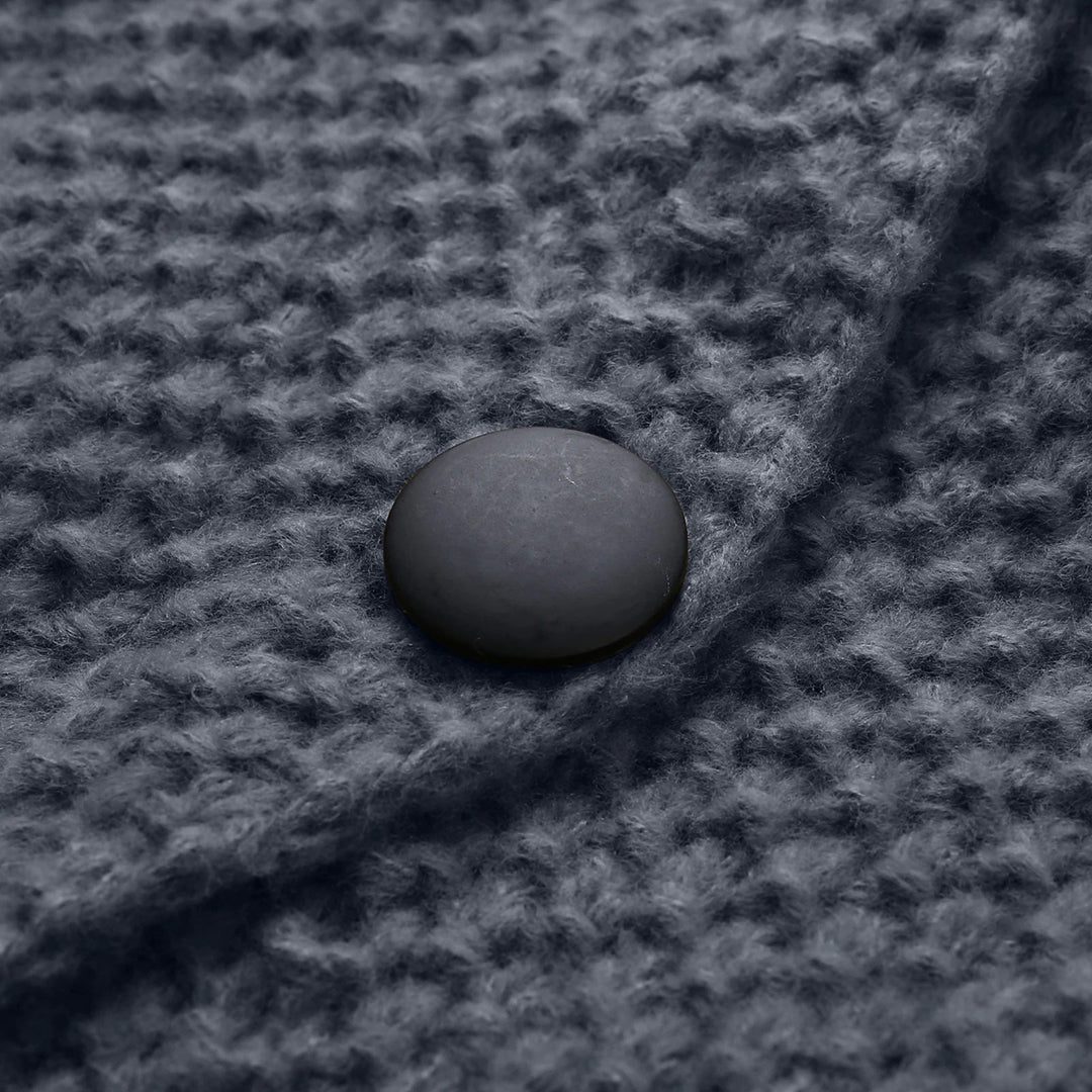 Drune | Strick Cardigan mit Kapuze und Taschen Acryl Komfortabel und Warm