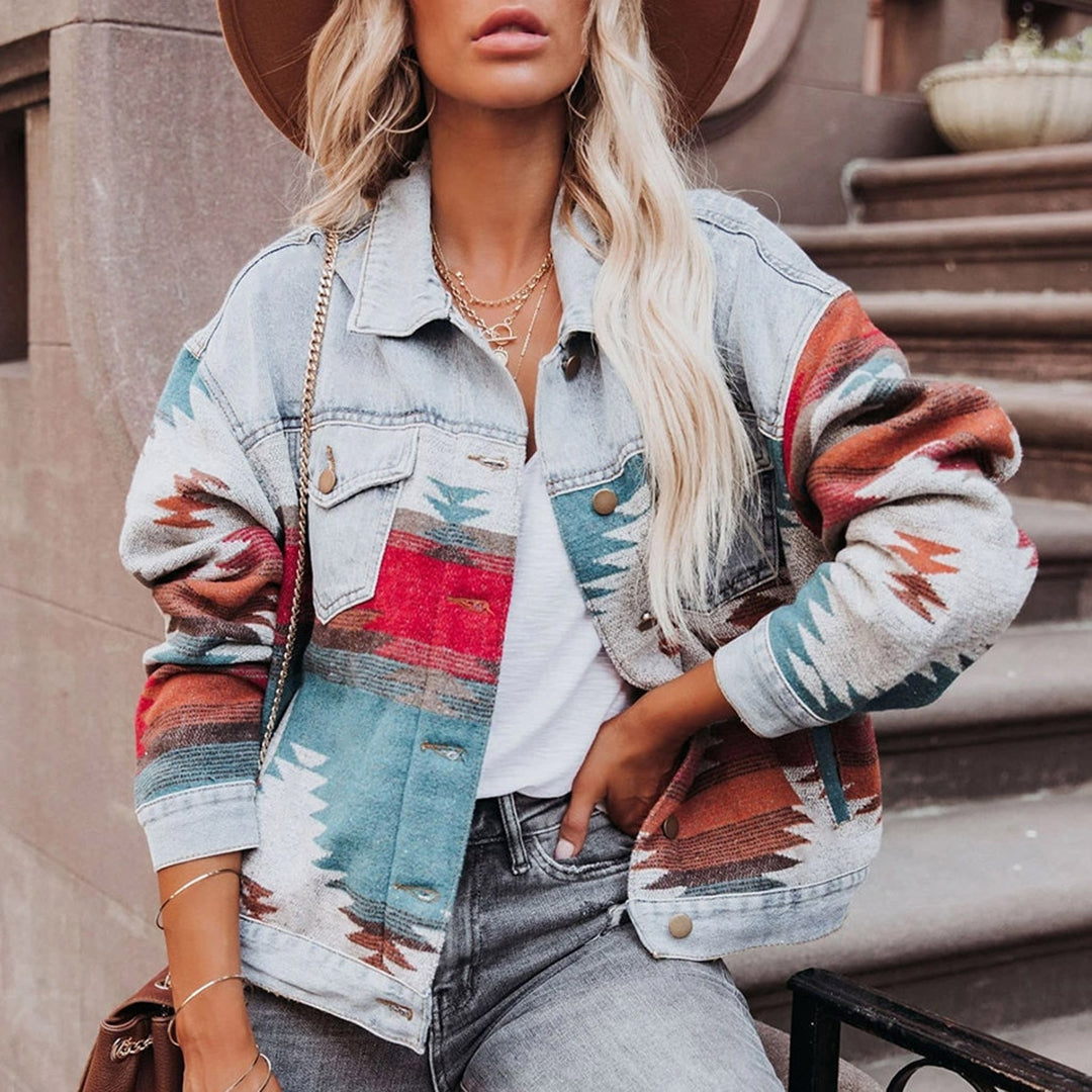 Drune | Retro-Denim-Jacke für Damen