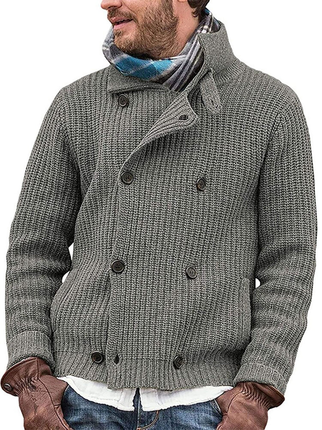 Drune | Weinlese Strickjacke