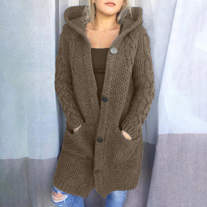 Drune | Kapuzenmantel Lässig Moderner Stil Ideal für den Winter