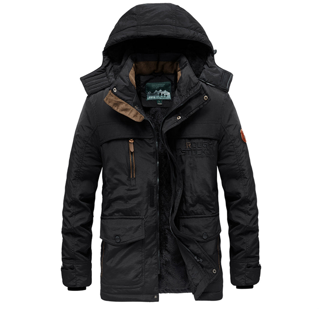 Drune | Warme Winterjacke Für Männer Mit Kapuze