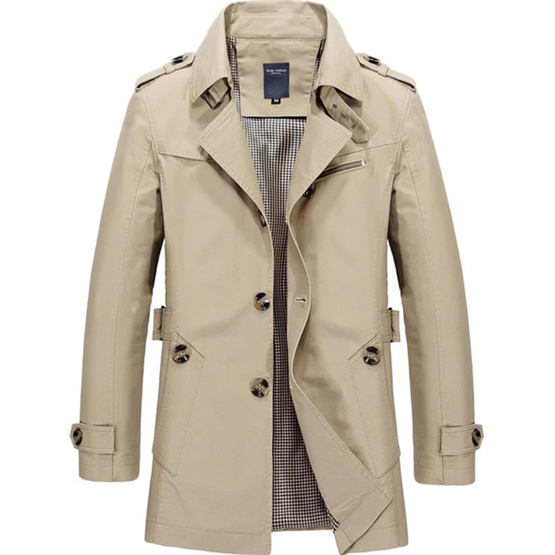 Drune | Klassische Warme Winterjacke Für Männer