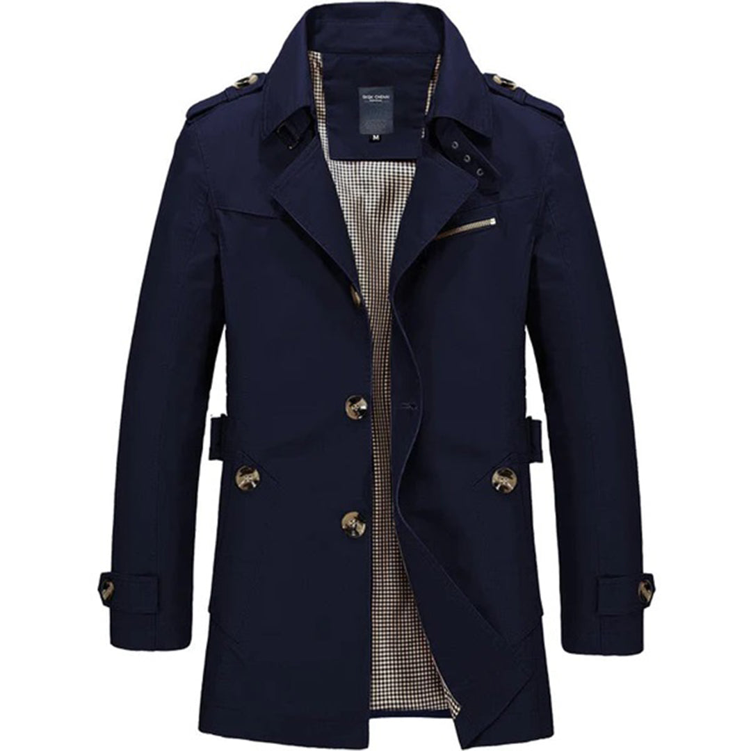 Drune | Klassische Warme Winterjacke Für Männer