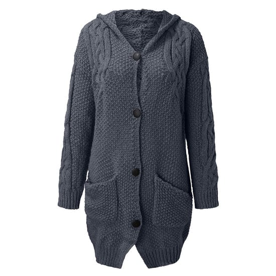 Drune | Kapuzenmantel Lässig Moderner Stil Ideal für den Winter