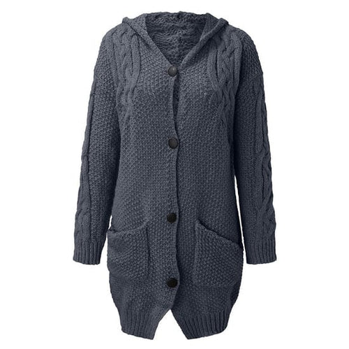 Drune | Kapuzenmantel Lässig Moderner Stil Ideal für den Winter