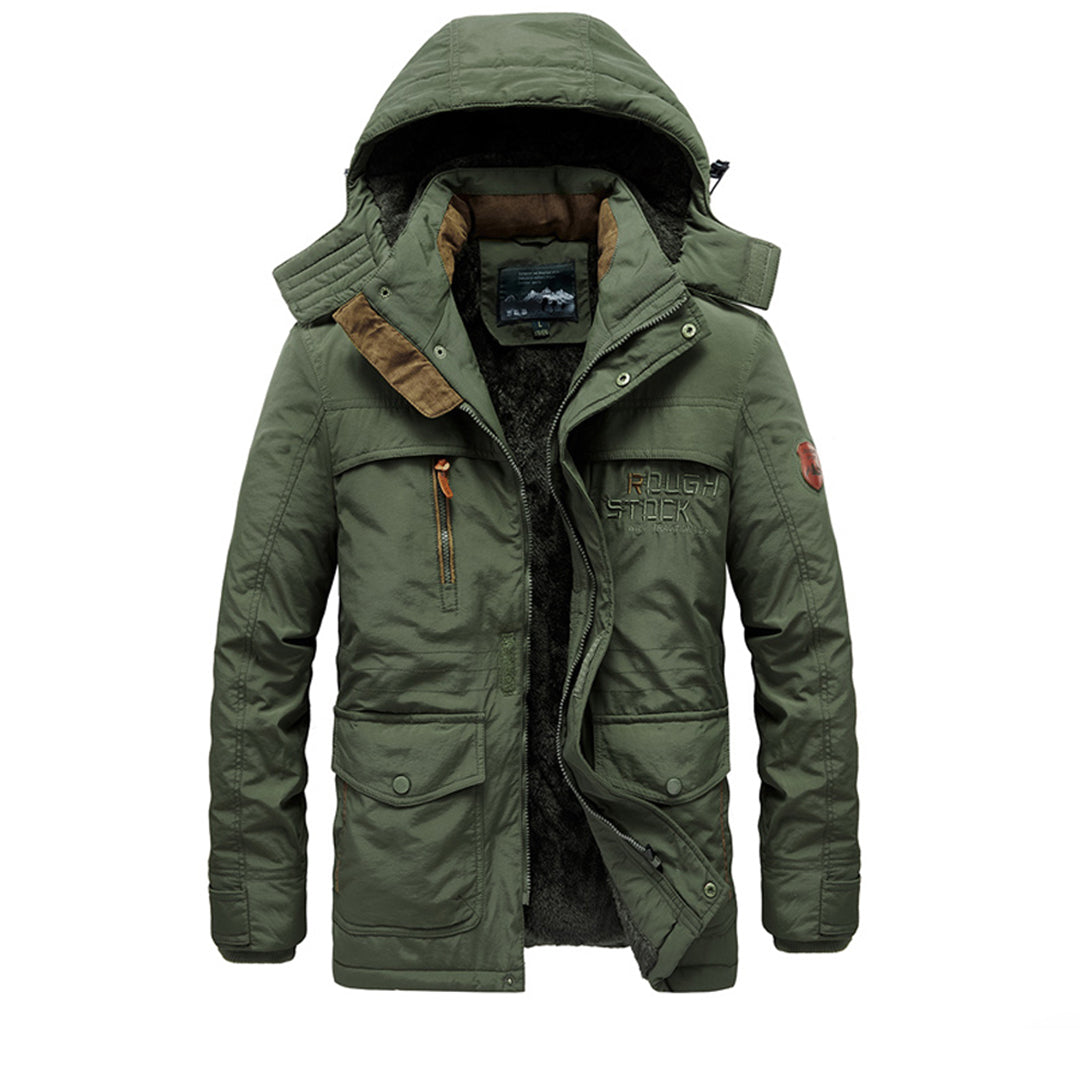 Drune | Warme Winterjacke Für Männer Mit Kapuze