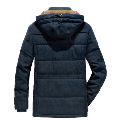Drune | Herren Winterjacke – Parka-Stil mit Kapuze