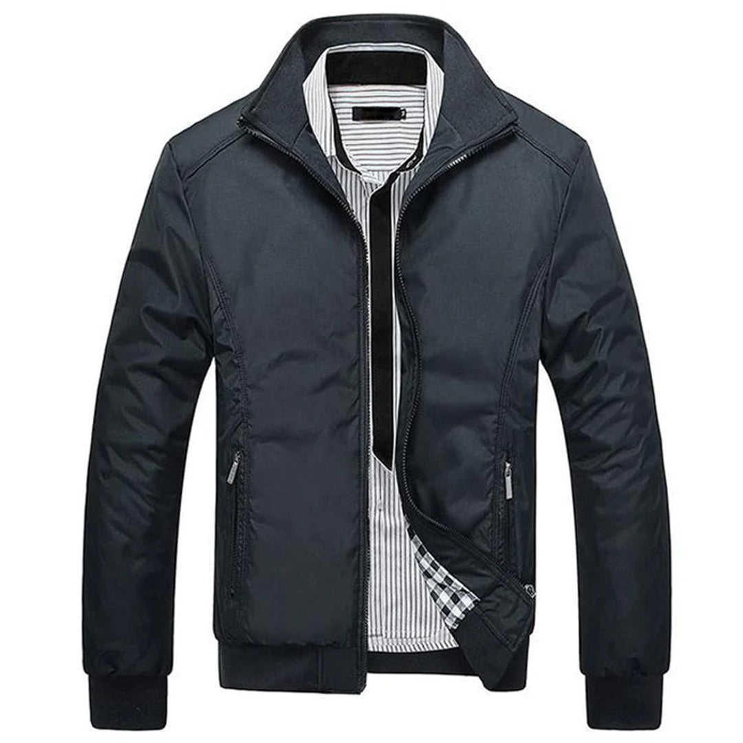 Drune | Lässige Businessjacke mit Stehkragen