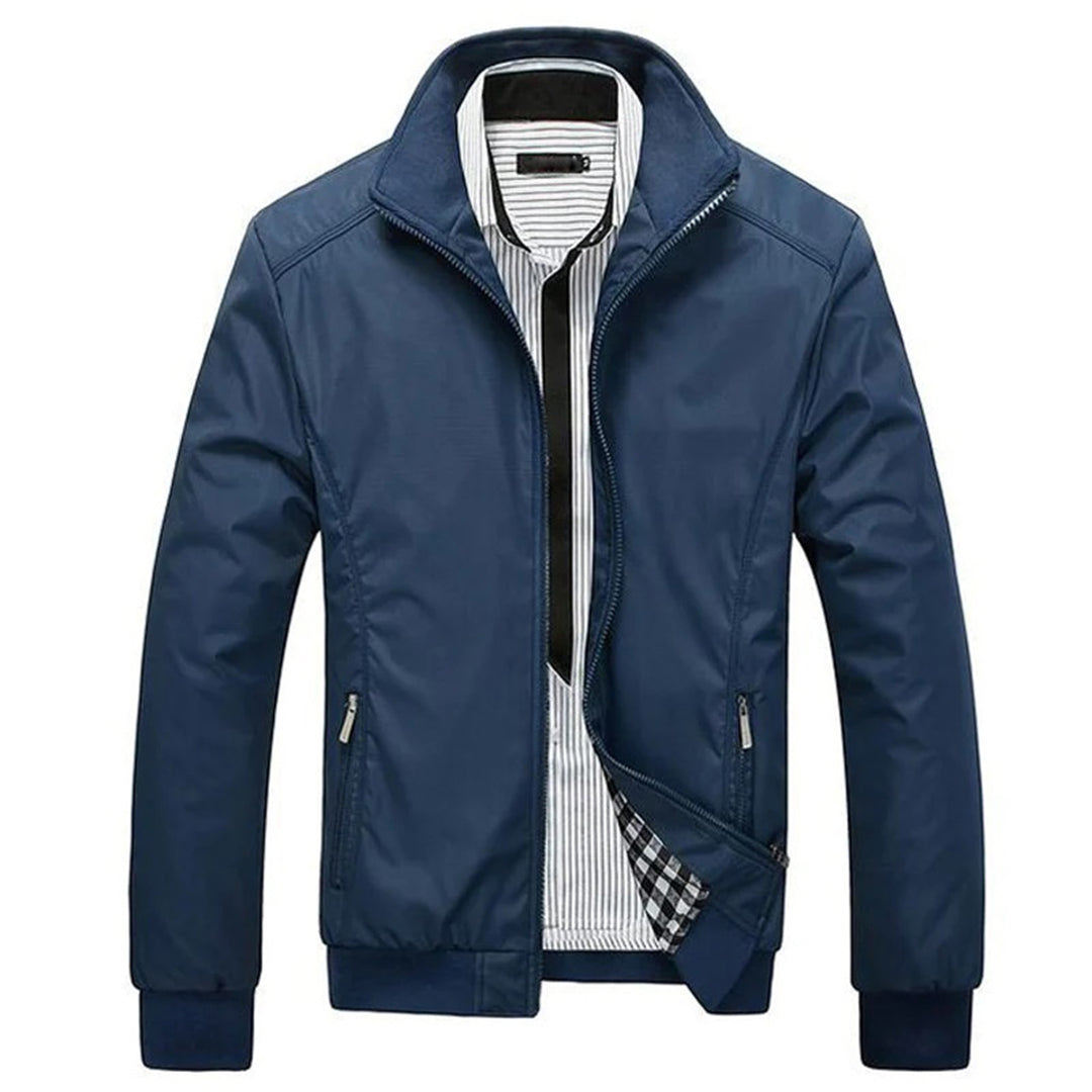 Drune | Lässige Businessjacke mit Stehkragen