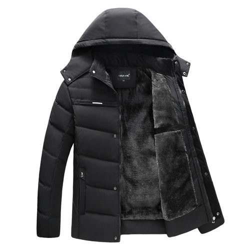 Drune | Bequeme Wattierte Winterjacke Für Männer