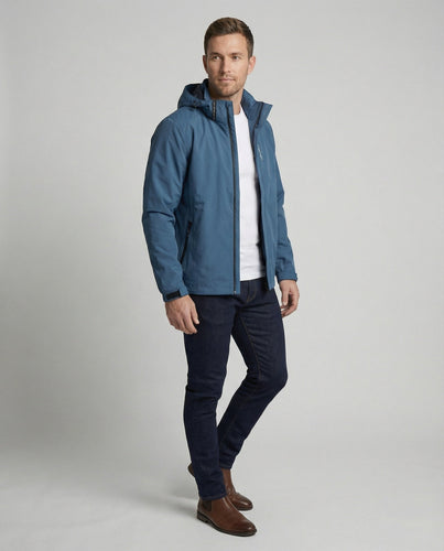 Herren Wasserdichte Atmungsaktive Regenjacke