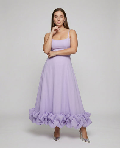 Damen Party Midi Kleid Elegant Für Abend