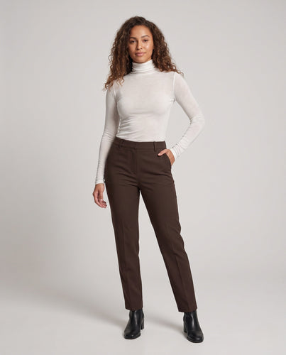 Damen Feines Rollkragen-Longsleeve aus leichtem Feinstrick Drune