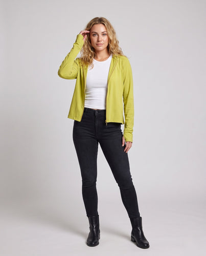 Damen Atmungsaktive Ultralight-Hybrid-Regenjacke mit Zwei-Wege-Reißverschluss und Tunnelzug Drune