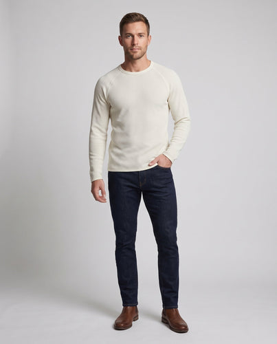 Herren Waffelstrick Thermo-Pullover Drune