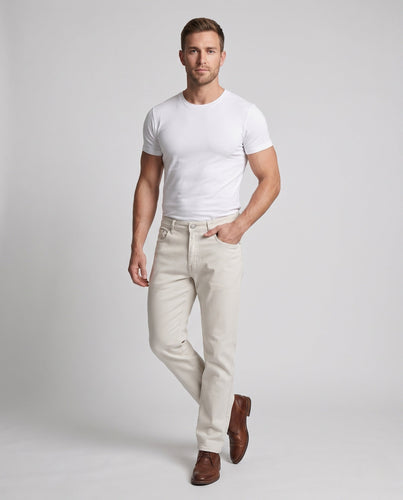 Herren Straight-Fit Vintage-Denim-Jeans mit leichtem Stonewash und mittlerer Bundhöhe Drune