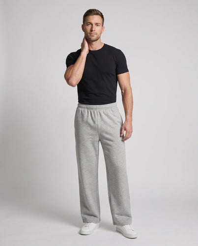 Unisex Extraweite Sweathose im Palazzo‑Cut mit elastischem Komfortbund Drune