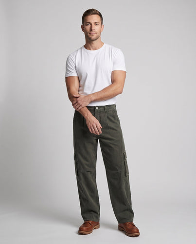 Unisex Oversize-Cargo-Hose im Palazzoschnitt mit komfortablem Bund Drune