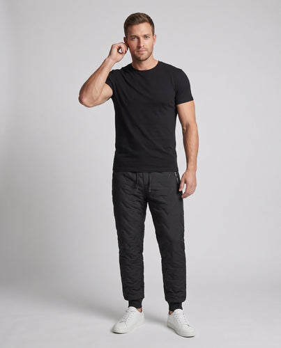Herren Thermische Outdoor-Jogginghose mit dickem Sherpa-Innenfutter, elastischem Bund und Sicherheits-Reißverschlusstasche Drune
