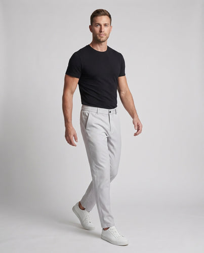 Herren Moderne Relaxed Fit Stoffhose Drune