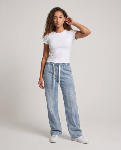 Damen Bequeme und lässige Relaxed Fit Pluderhose Drune
