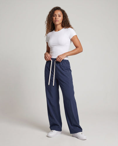 Damen Bequeme und weite Chino-Hose Drune